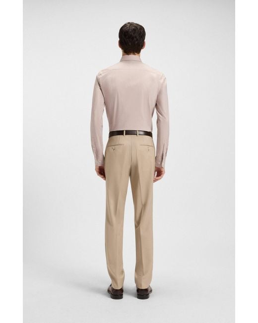 Boss Natural Beige Men's Shirts Size 15 for men