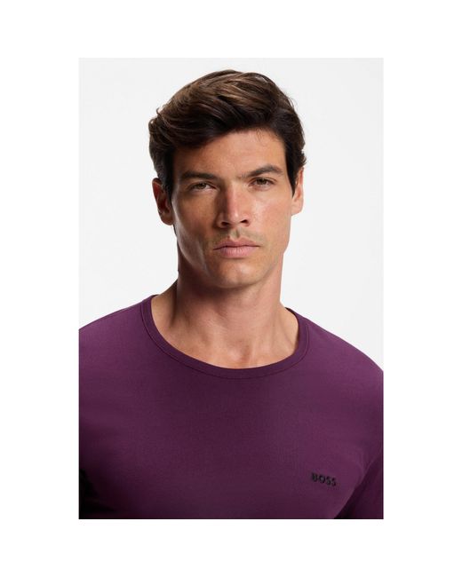 Boss Multicolor Three-Pack Of Underwear T-Shirts for men