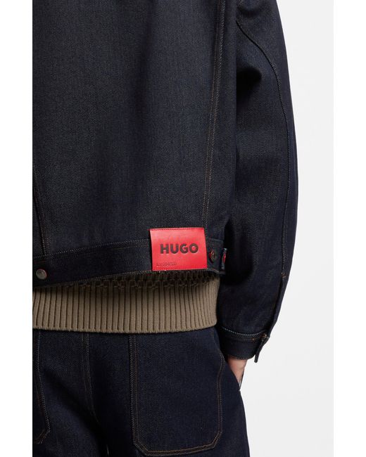 HUGO Black Dark Blue Men's Wear To Work Size M for men