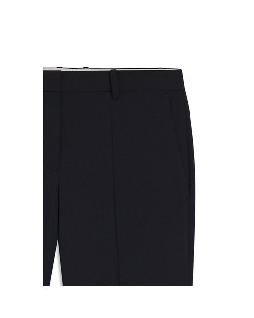 Boss Blue Regular-Fit Trousers