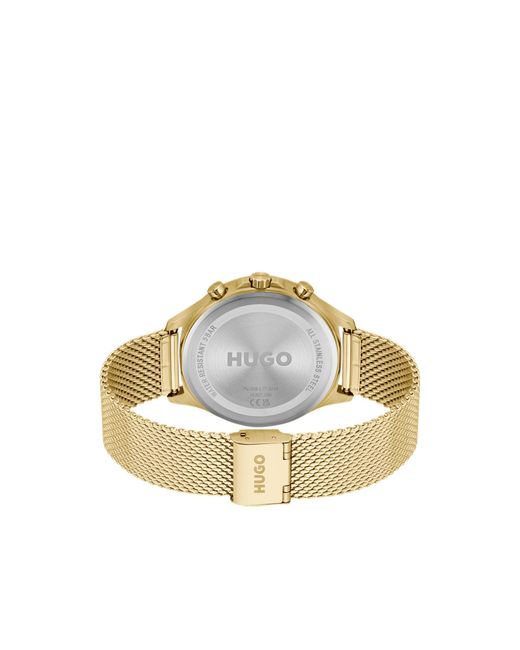 HUGO Blue Tone Watch With Dial for men