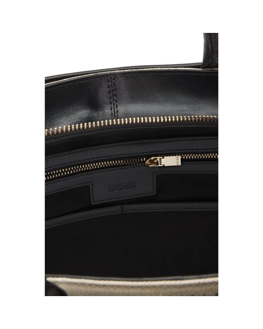 Boss Natural Ariell Tote Bag With Removable Pouch