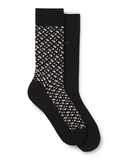 Boss Black Two-pack Of Regular-length Socks for men