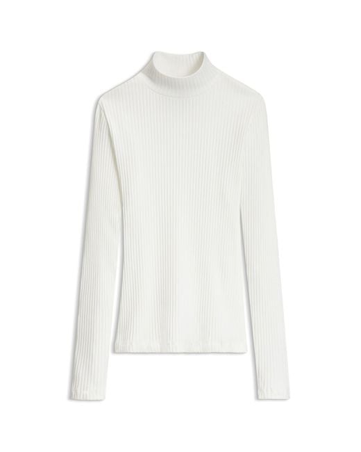 HUGO White Rollneck Top