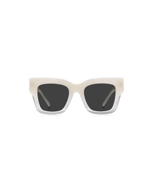 Boss Multicolor Opal-Acetate Sunglasses With Signature Hardware