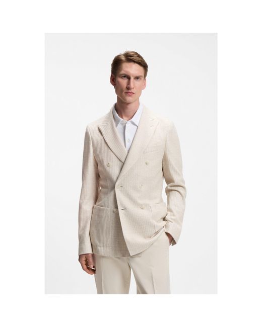 Boss Natural Slim-Fit Blazer for men