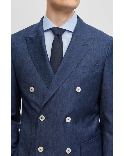 Hugo boss double breasted cheap jacket