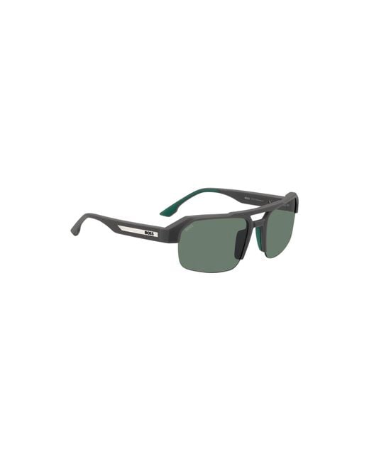 Boss Green Sunglasses With Temple Insert And Logo for men