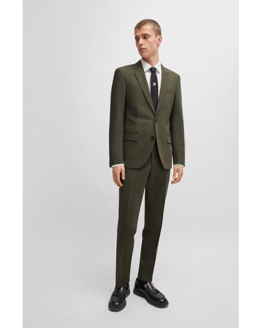 HUGO Green Slim-fit Suit In Performance-stretch Fabric for men