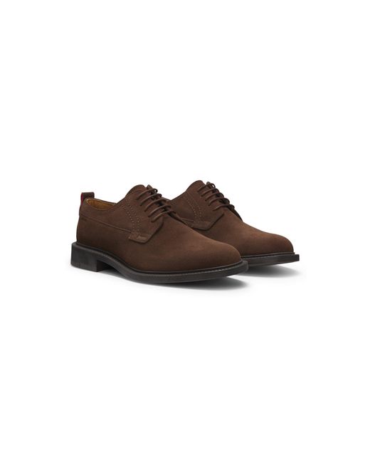 HUGO Brown Derby Shoes for men