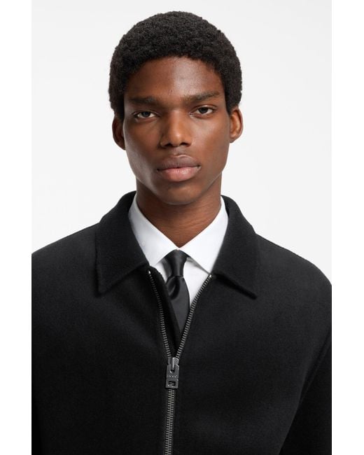 HUGO Regular-Fit Blazer in het Black voor heren