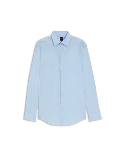 Boss Blue Slim-Fit Shirt for men