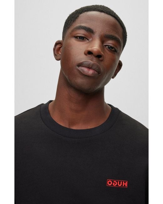 BOSS by HUGO BOSS Cotton terry Sweatshirt With Reverse Logo in