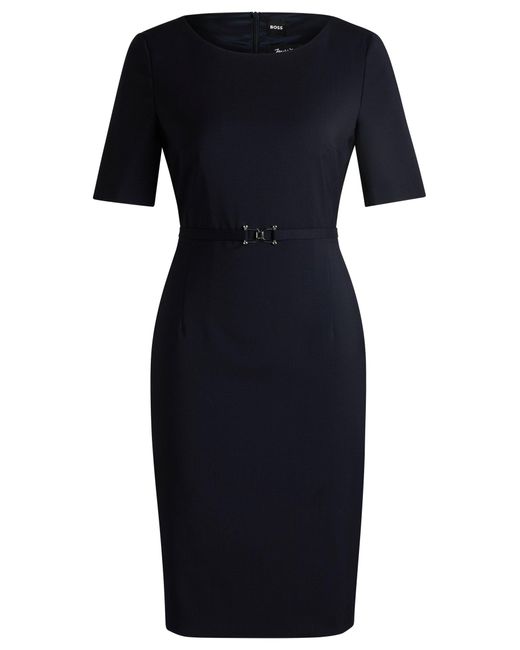 Boss Blue Kleid DALEAH