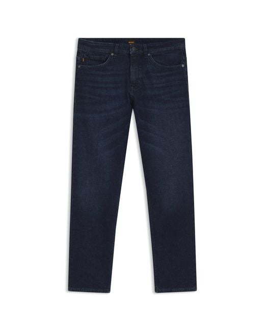 Boss Blue Delaware Slim-Fit Jeans for men