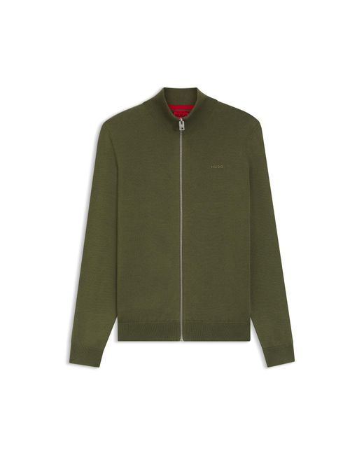 HUGO Green Slim-Fit Knitted Jacket for men
