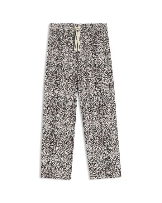 HUGO Gray Printed Pyjama Bottoms