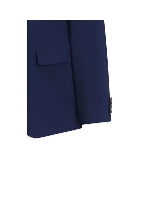 HUGO Blue Two-Piece Slim-Fit Suit for men