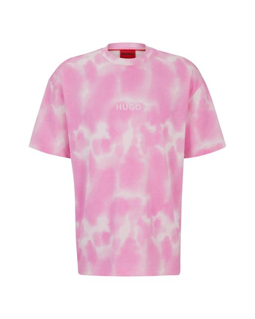 HUGO T-Shirt Dielo 10253890 01, Medium Pink für Herren
