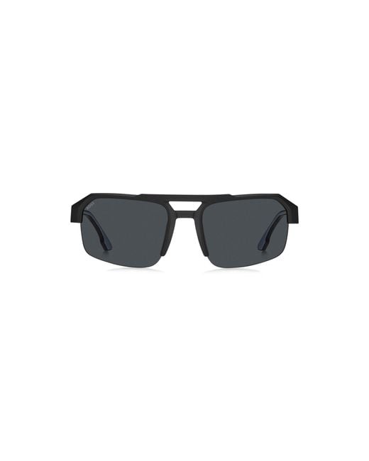 Boss Black Sunglasses With Temple Insert And Logo for men