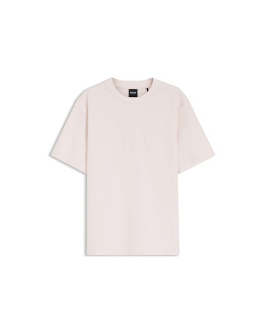 Boss Pink Relaxed-Fit T-Shirt