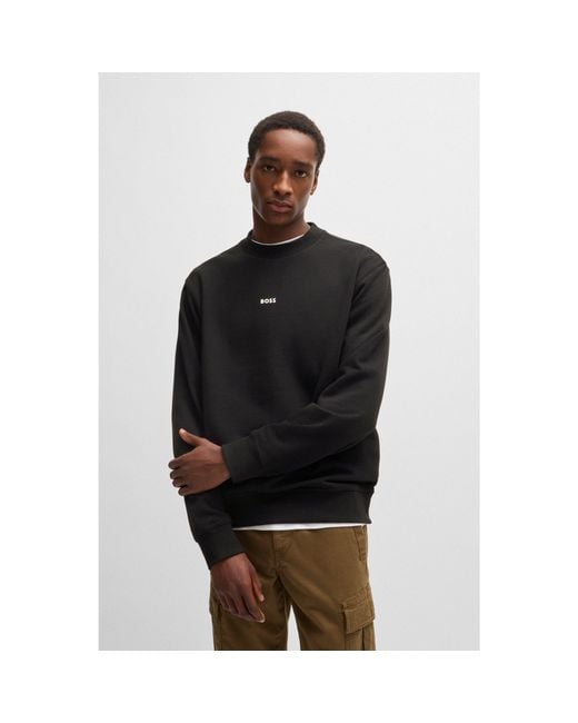 Boss Black Relaxed-Fit Sweatshirt for men