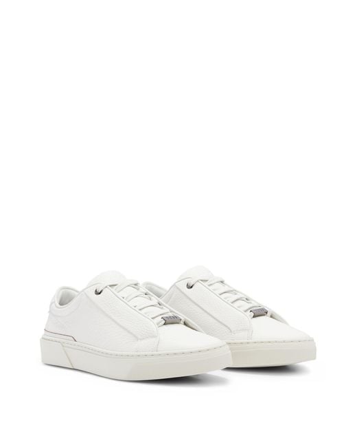 Boss White Gary Grlthd 10249655 Trainers for men