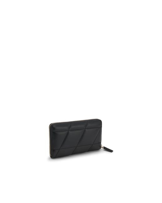 HUGO Black Ziparound Wallet