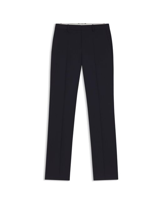 Boss Blue Regular-Fit Trousers