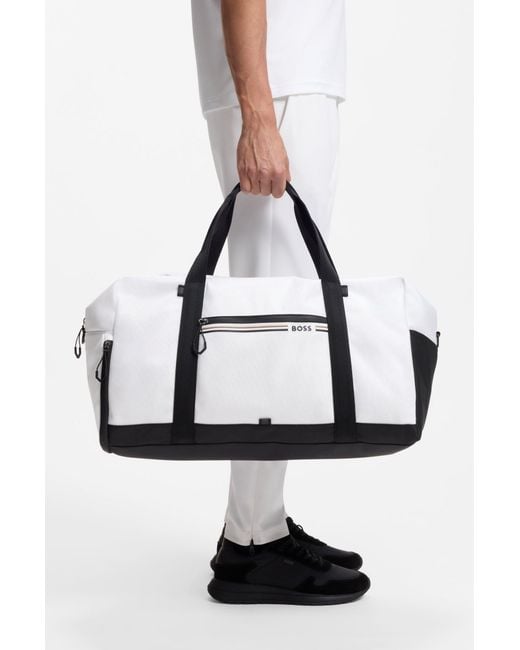 Borsone di Boss in White da Uomo