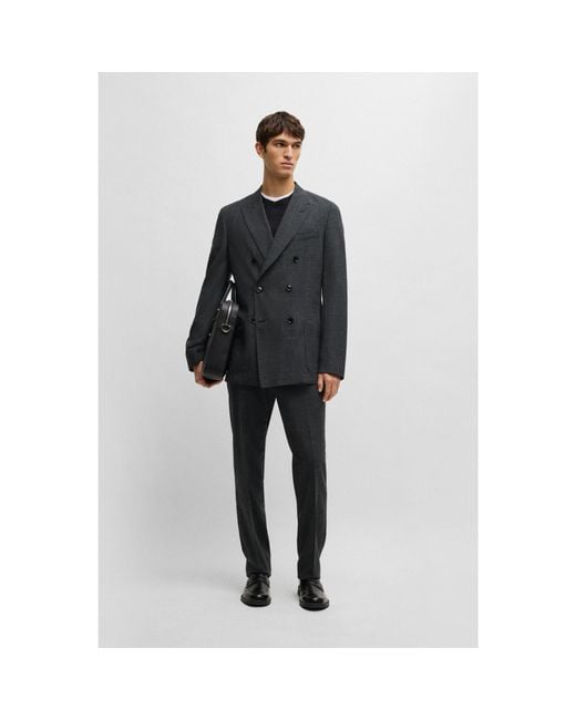 Boss slim fit suit deals