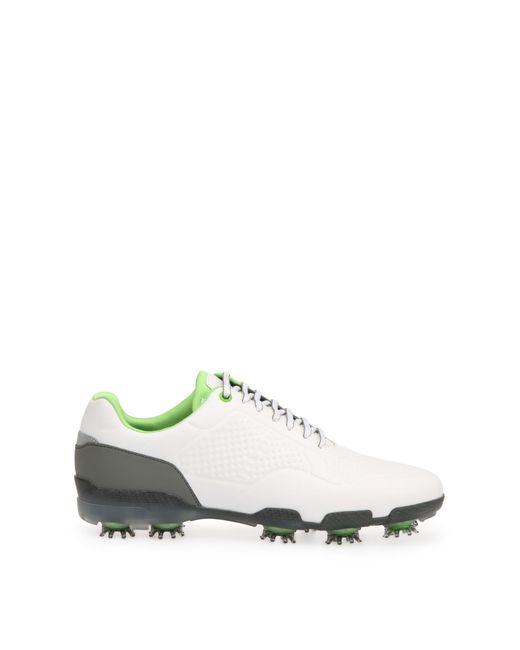 BOSS Green Gray Golf Shoes In Leather With Golf Ball Embossing: 'light Fairway' for men