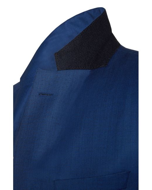 Boss 't-harvers/glover' | Slim Fit, Super 150 Italian Virgin Wool Suit in Blue for Men | Lyst
