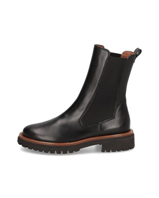 Paul Green Black Glattleder Chelsea Boot