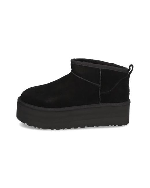 Ugg Black Classic Ultra Mini Platform