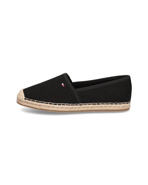 Tommy Hilfiger Black Flag Canvas Espadrille
