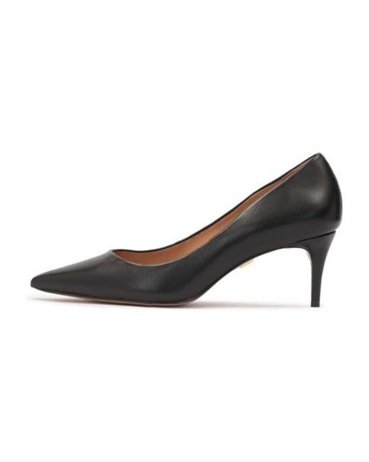 Kazar Brown E Lederpumps Mit Niedrigem Absatz