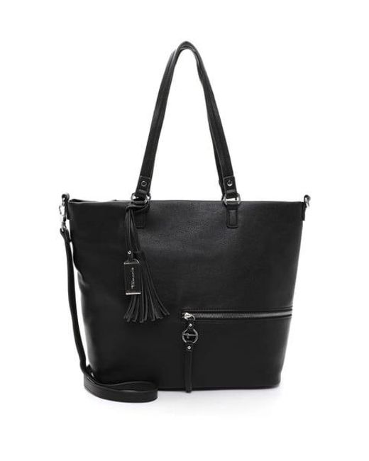 Tamaris Black Shopper Tas Nele