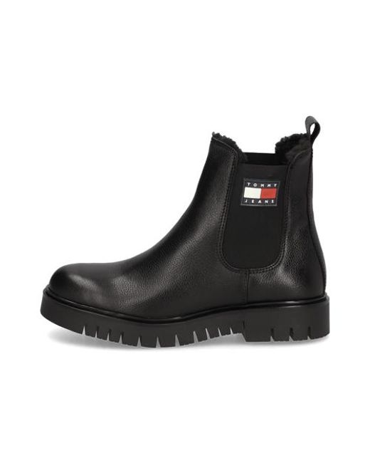 Tommy Hilfiger Black Tjw Chelsea Boot Wl