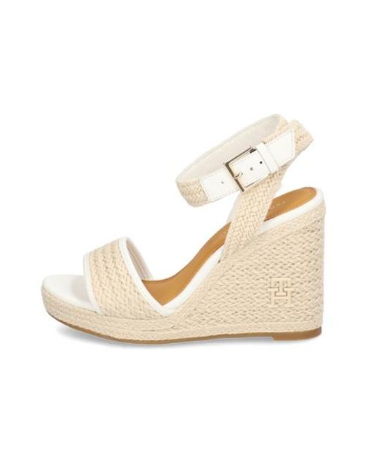 Tommy Hilfiger Natural Th Rope High Wedge Sandal