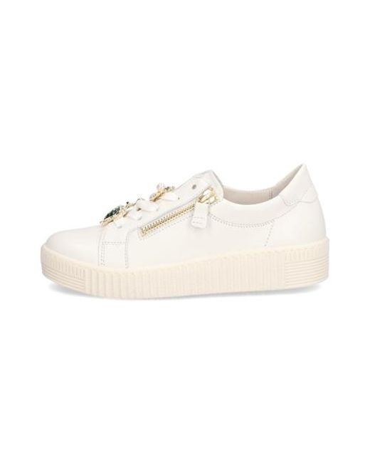 Gabor Natural Glattleder Sneaker