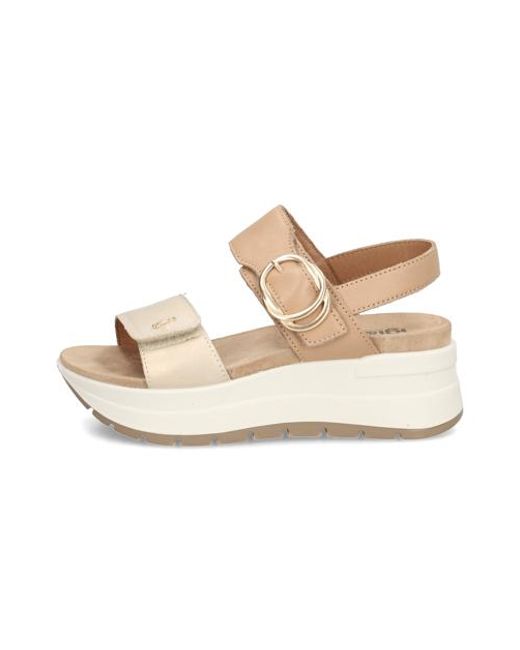 Igi&co Natural Glattleder Keilsandale