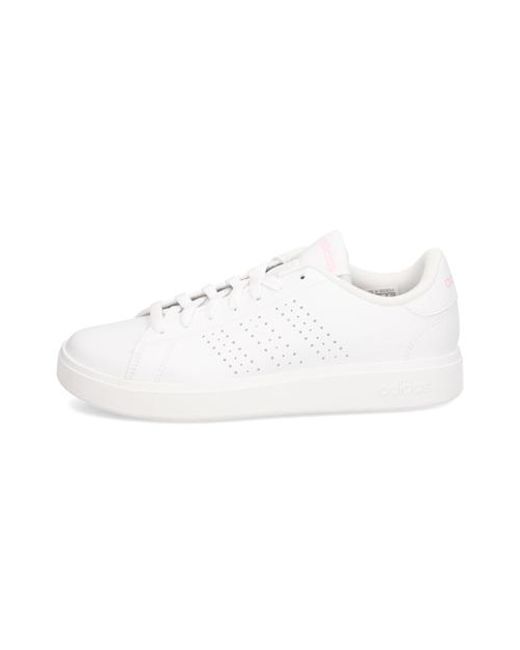 Adidas White Advantage Base 2.0