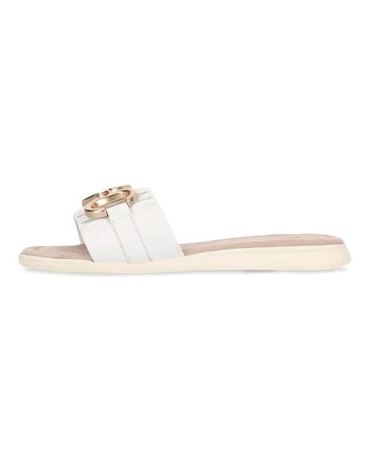 Salamander White Pantoffel