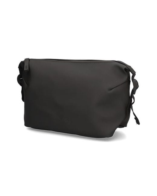 Rains Black Hilo Wash Bag W3