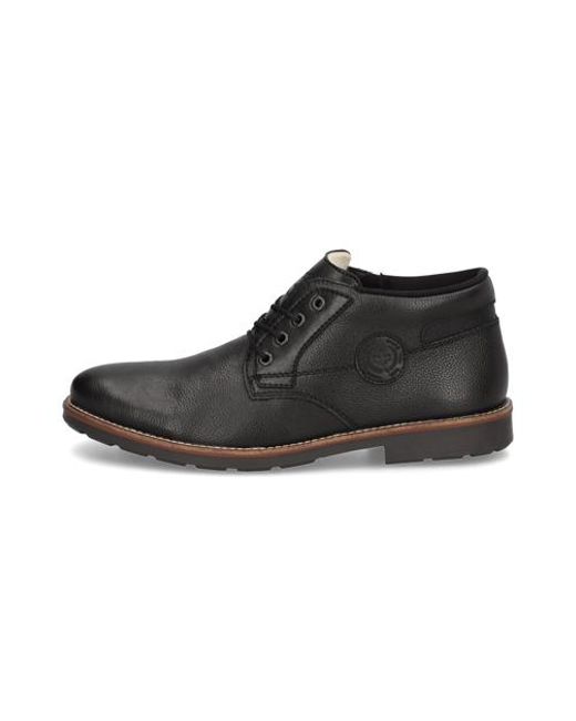 Rieker Glattleder Boot in Black für Herren
