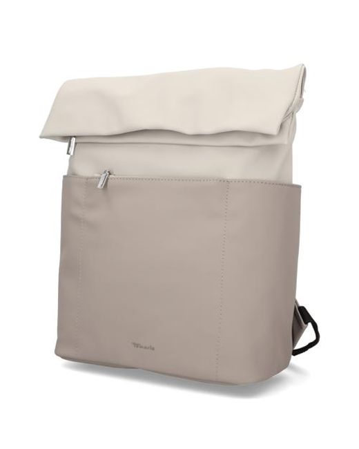 Tamaris White Lederimitat Rucksack