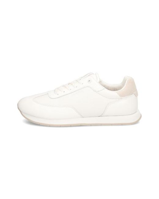 Calvin Klein Low Top Lace Up Tmbl Lth in White für Herren