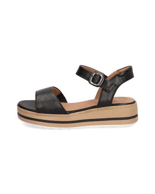 DELKA Black Sandale