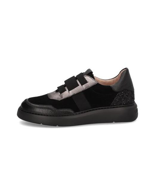Hispanitas Black Lederkombination Sneaker